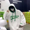 The 2022 spring new men's hooded sweatshirt, a trendy men's brand, is a loose and casual pullover and a men's coat with letters Application Scenario